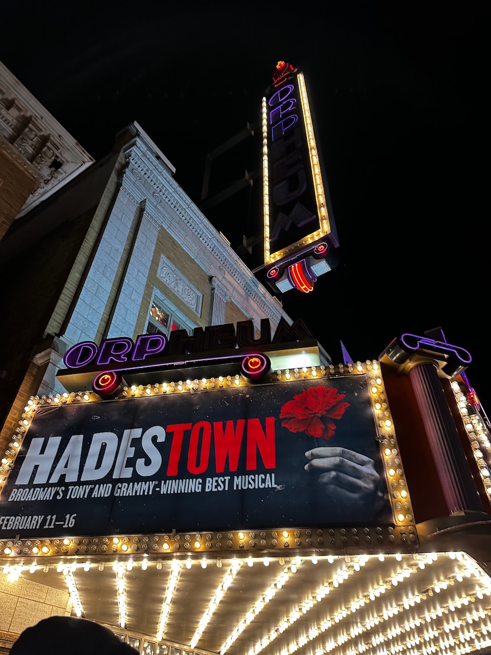 Hadestown is one of my all-time favorite shows. I'm not sure if it's the story, the music, or Hades voice, but I'm mesmerized the entire time. Hadestown is one of my all-time favorite shows. I'm not sure if it's the story, the music, or Hades voice, but I'm mesmerized the entire time.