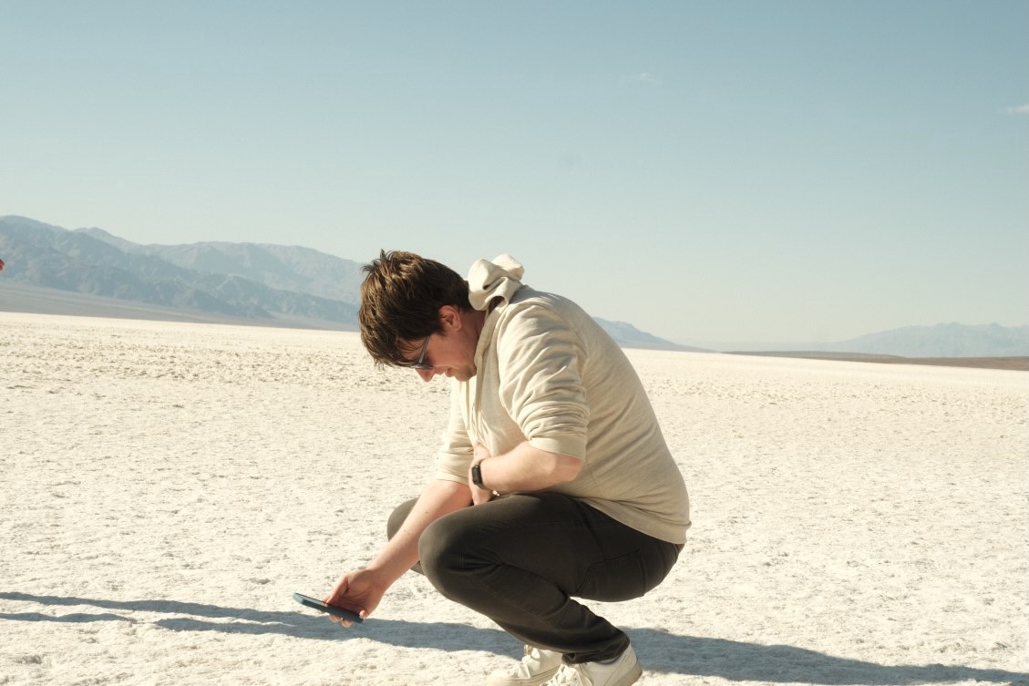 Me taking pictures of salt. Me taking pictures of salt.